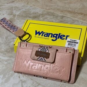 Wrangler Blush Wallet with Keychain